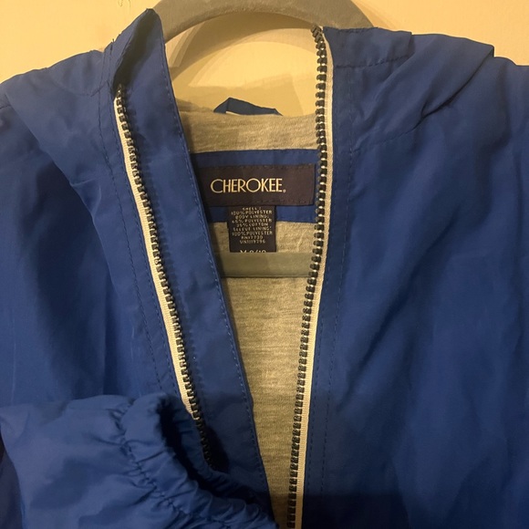 Kids royal blue spring jacket. Light weight. - Picture 2 of 4
